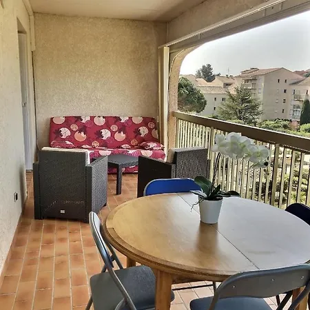 Les Palmiers : T3 // Piscine // Terrasse Lejlighed *